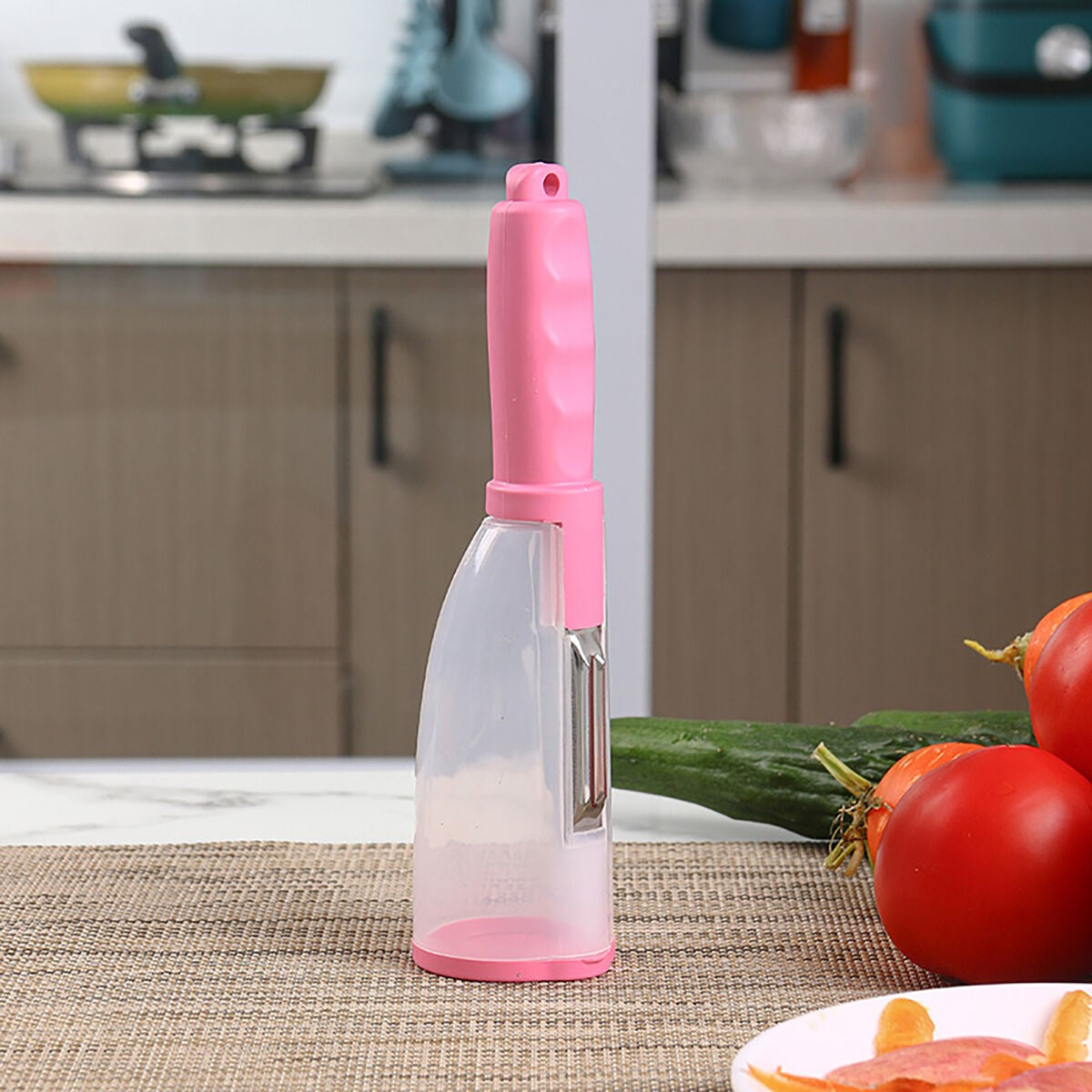 Légum'Easy™- Eplucheur Multifonctionnel avec Boîte de Rangement