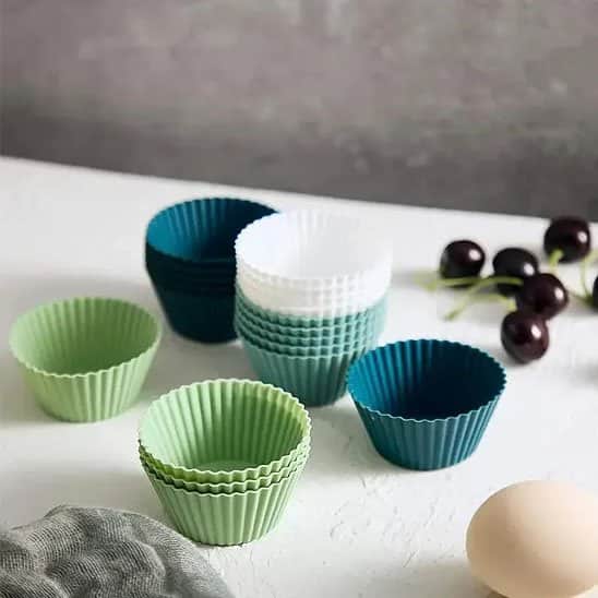 différents couleur de Moule à muffin