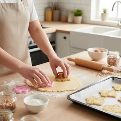 Emporte pièce Hello Kitty avec décoration sur pâte