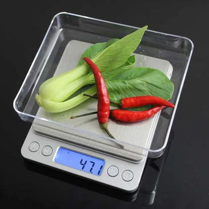 Balance cuisine électronique avec plateau pour aliments