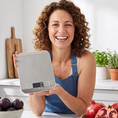 Balance Cuisine électronique compacte en acier inoxydable