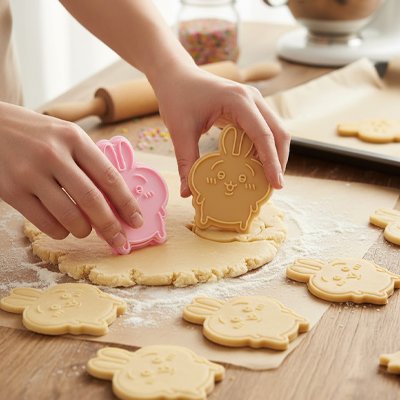 Emporte pièce lapin pour découper pâte à biscuits