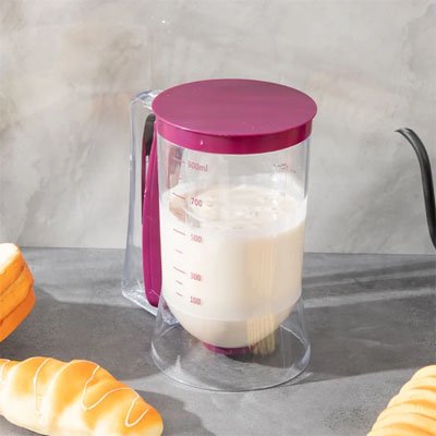 Entonnoir à piston transparent pour préparations liquides