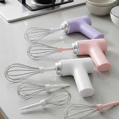 Fouet electrique compact avec accessoires interchangeables