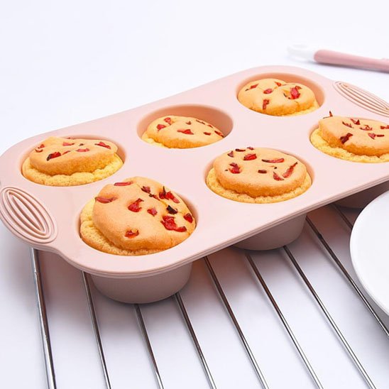Moule à gateau résistant chaleur pour muffins chocolat