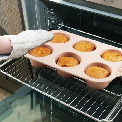 Moule à gateau silicone souple pour cuisson muffins