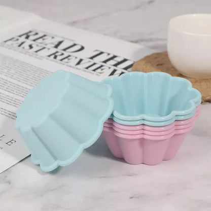 Moule à muffin en forme de pétale