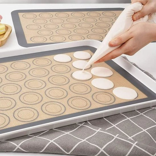 Tapis de cuisson gradué pour macarons et biscuits