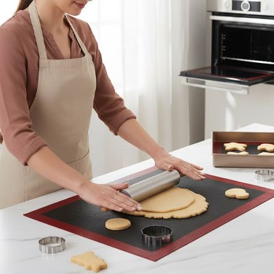 Tapis de cuisson pour étaler la pâte