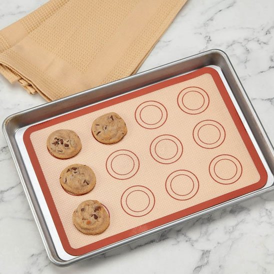 Tapis de cuisson silicone pour cookies maison