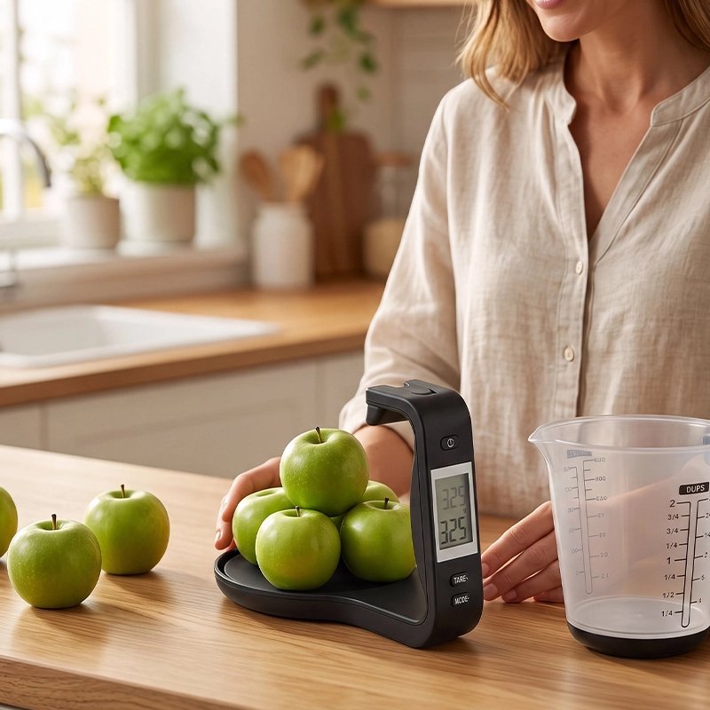 Verre doseur digital avec balance alimentaire